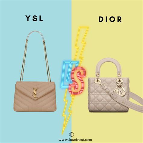 is ysl or dior more expensive|dior vs ysl bags.